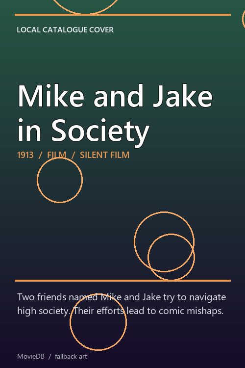 Mike and Jake in Society poster