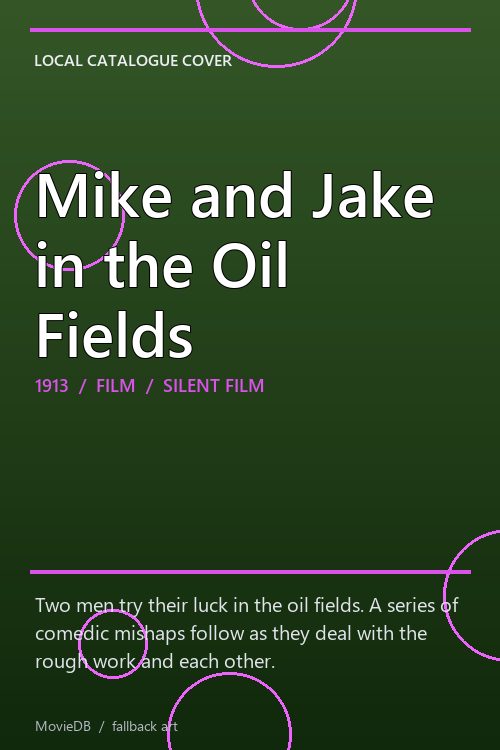 Mike and Jake in the Oil Fields poster