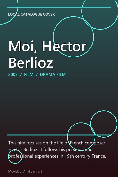 Moi, Hector Berlioz poster
