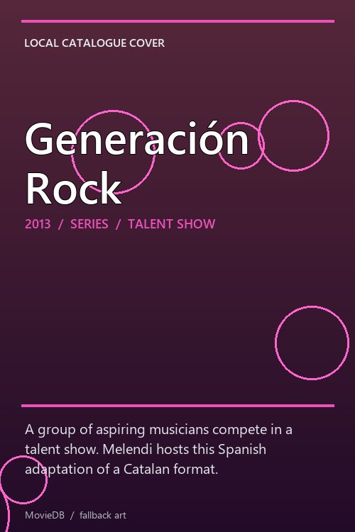 Generación Rock poster