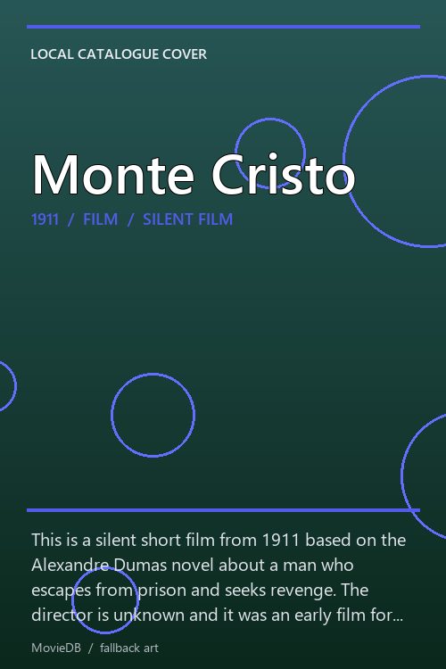 Monte Cristo poster