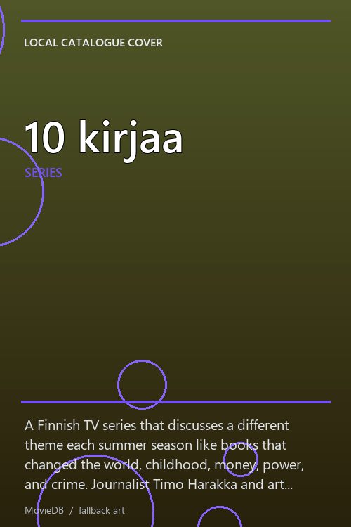 10 kirjaa poster