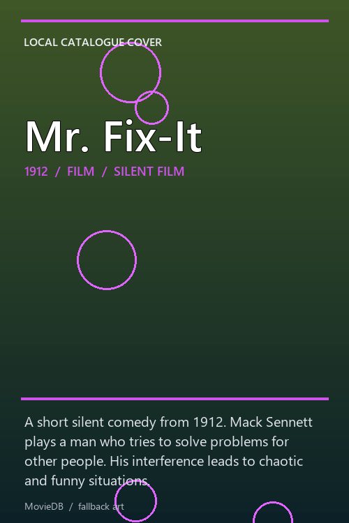 Mr. Fix-It poster