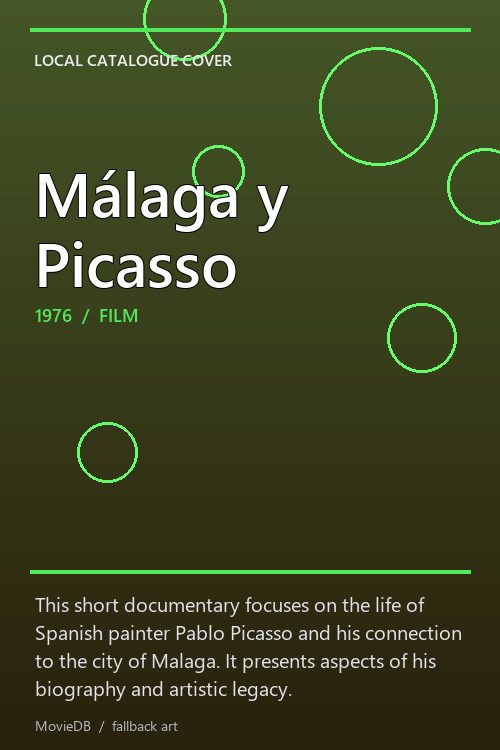 Málaga y Picasso poster