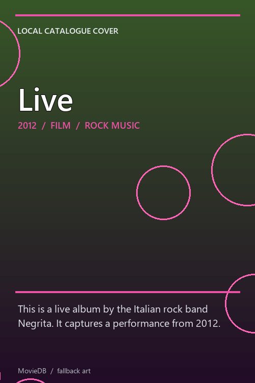 Live poster