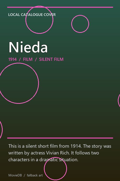 Nieda poster