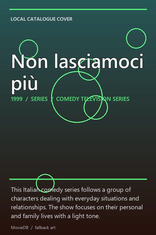 Non lasciamoci più poster