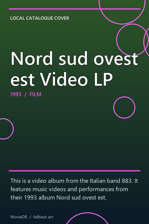Nord sud ovest est Video LP poster