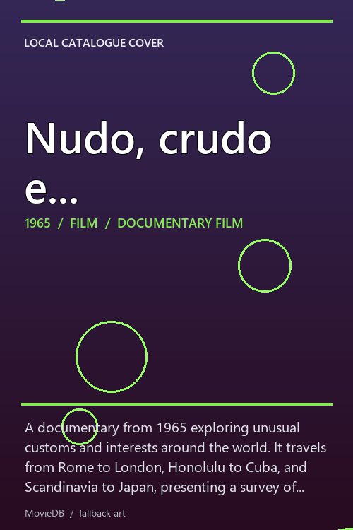 Nudo, crudo e... poster