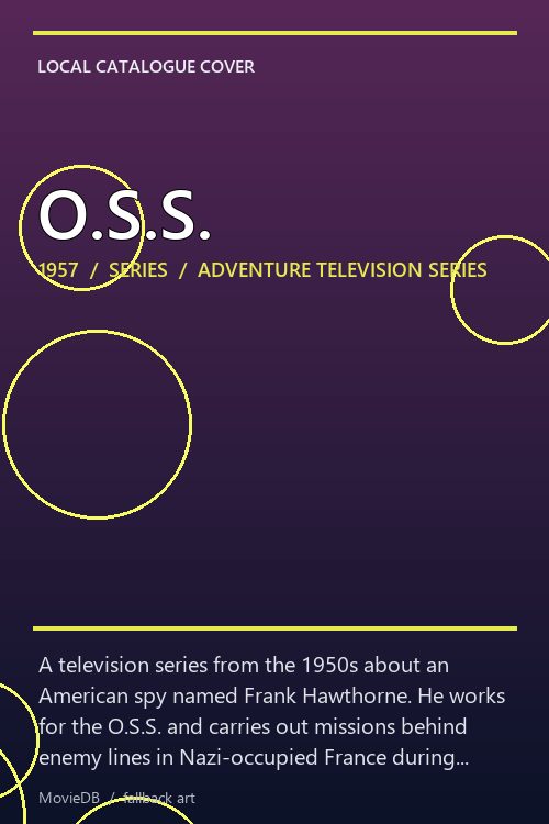 O.S.S. poster