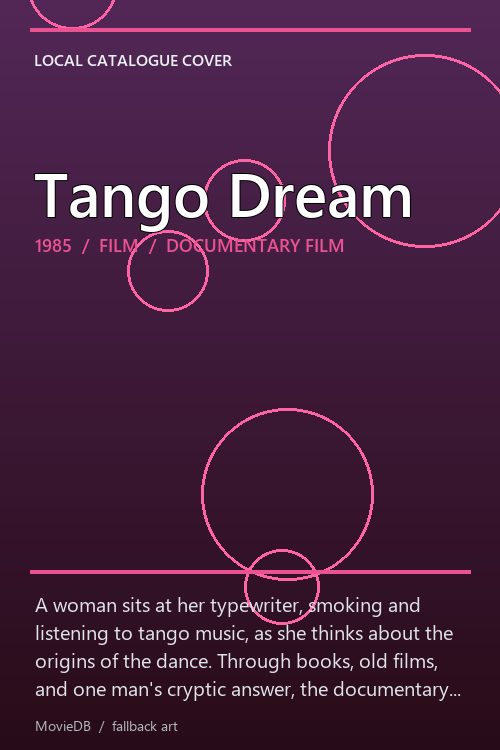 Tango Dream poster