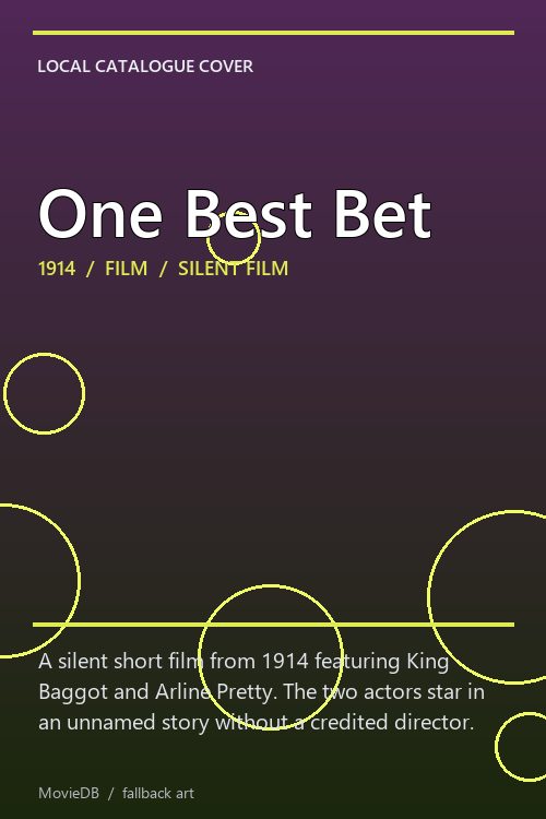 One Best Bet poster