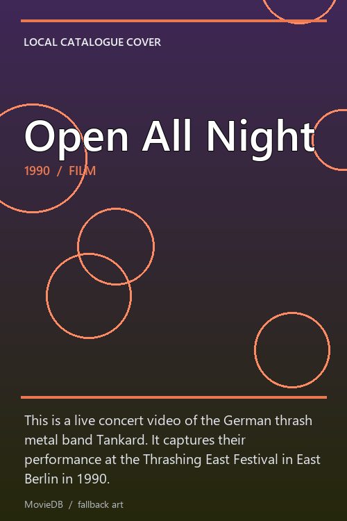 Open All Night poster