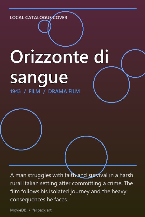 Orizzonte di sangue poster