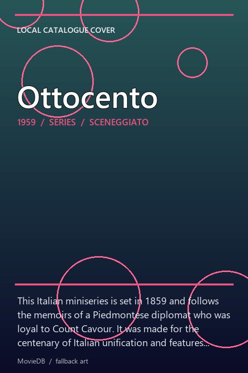 Ottocento poster