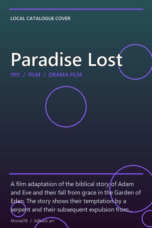 Paradise Lost poster