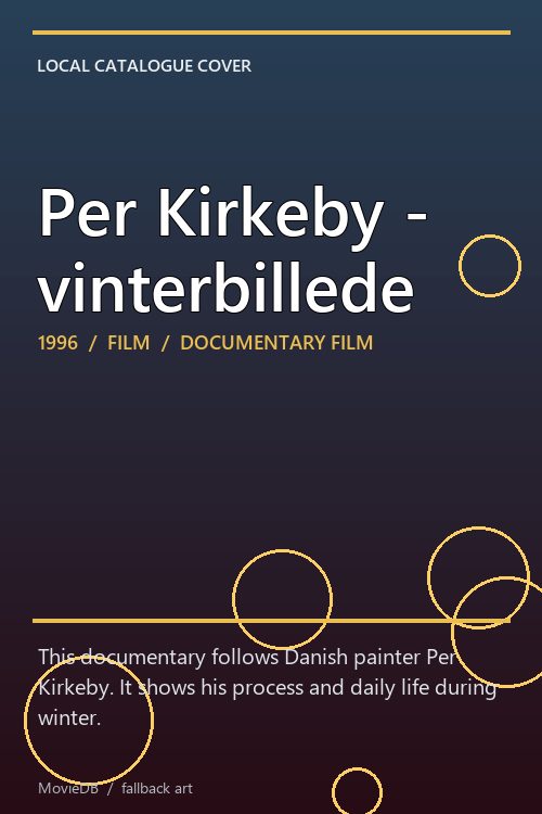 Per Kirkeby - vinterbillede poster