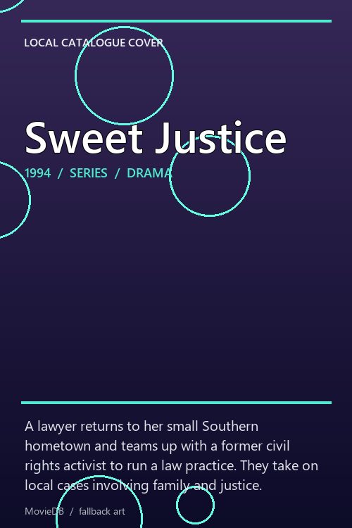 Sweet Justice poster