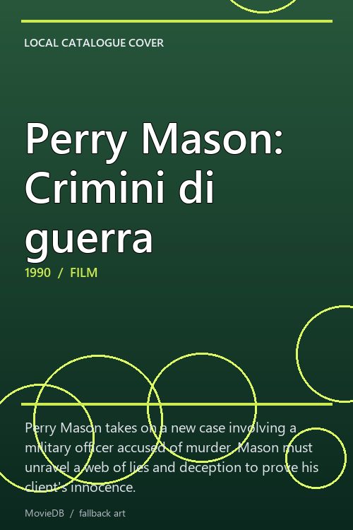Perry Mason: Crimini di guerra poster