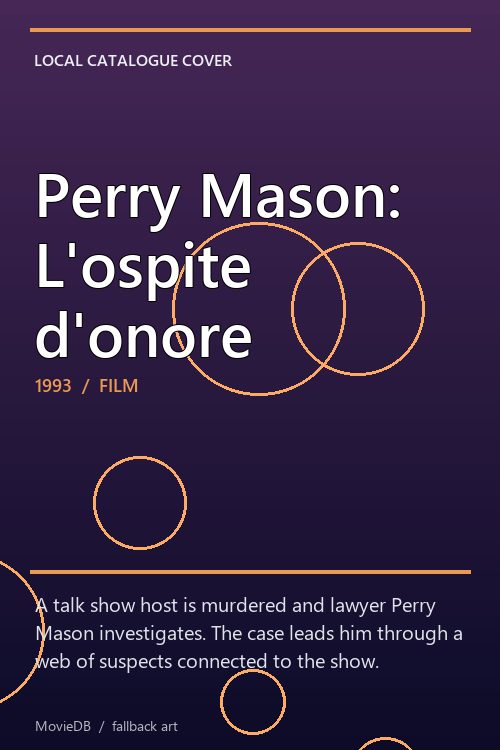 Perry Mason: L'ospite d'onore poster