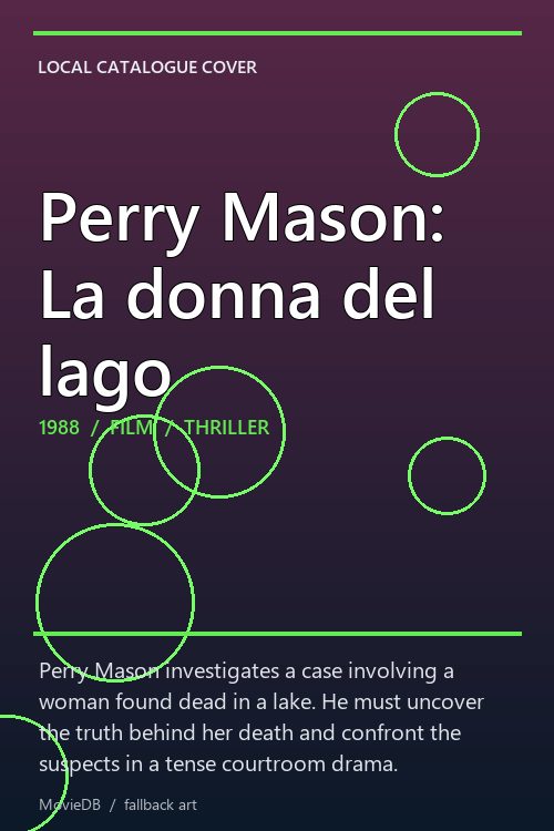 Perry Mason: La donna del lago poster