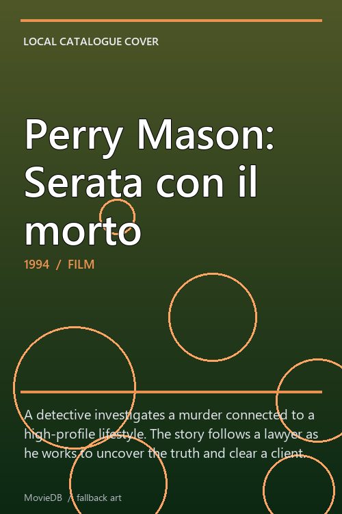 Perry Mason: Serata con il morto poster