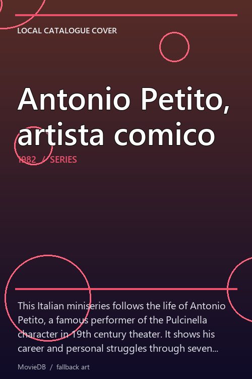 Antonio Petito, artista comico poster
