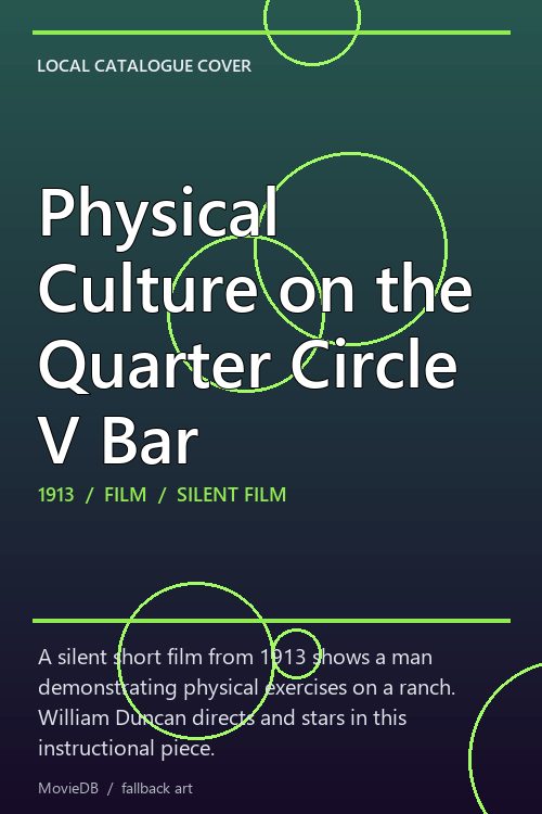 Physical Culture on the Quarter Circle V Bar poster