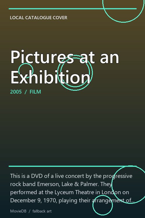 Pictures at an Exhibition poster