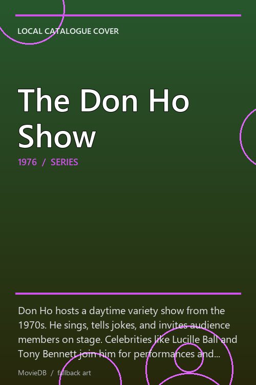 The Don Ho Show poster