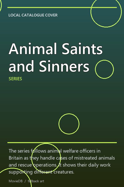 Animal Saints and Sinners poster