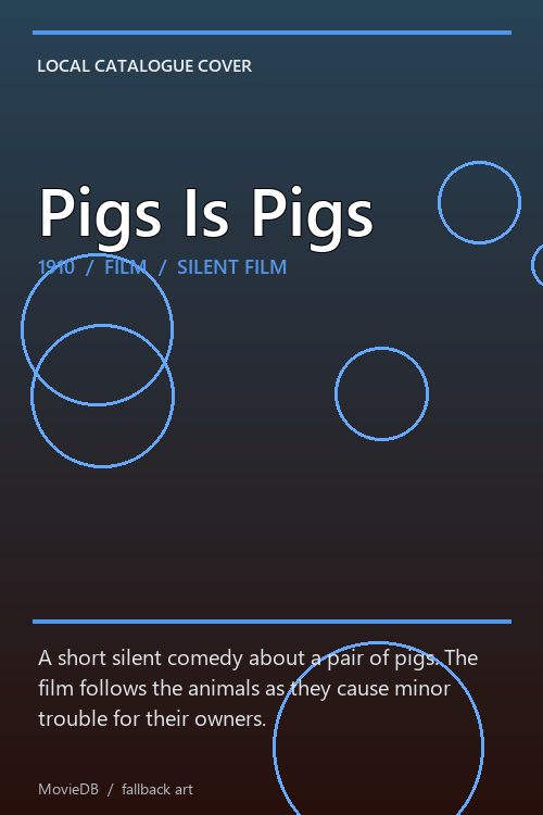 Pigs Is Pigs poster