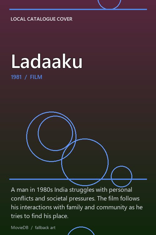 Ladaaku poster