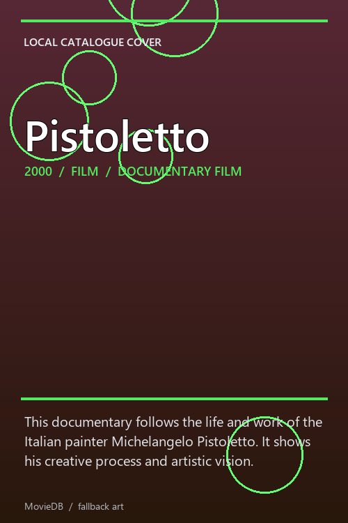 Pistoletto poster