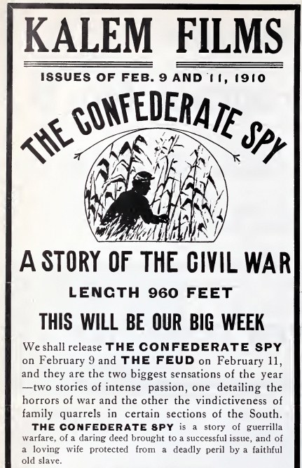 The Confederate Spy poster