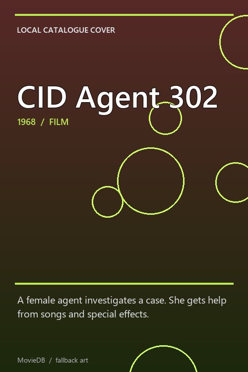 CID Agent 302 poster