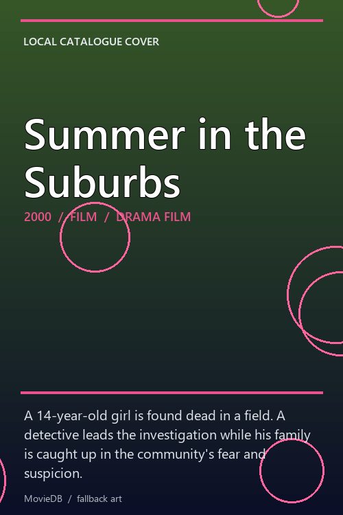 Summer in the Suburbs poster