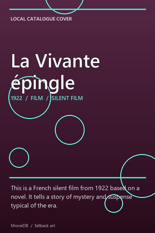 La Vivante épingle poster