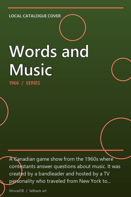 Words and Music poster