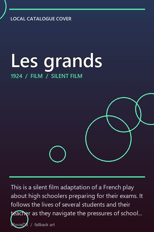 Les grands poster