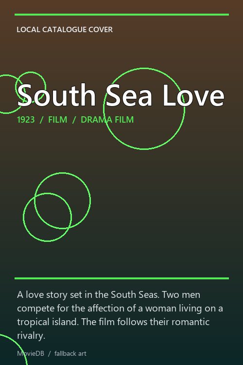South Sea Love poster