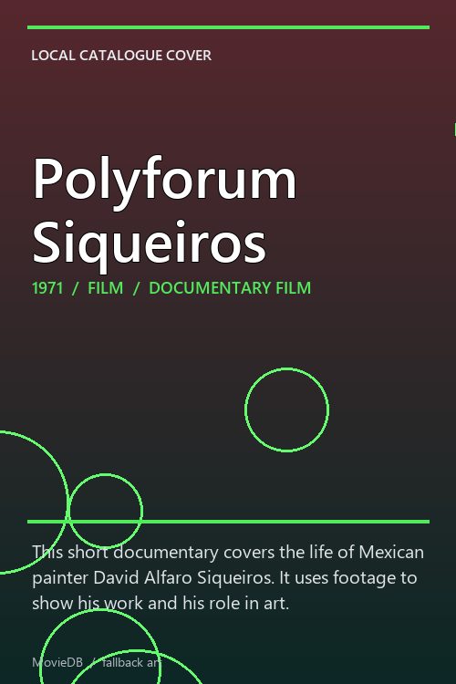 Polyforum Siqueiros poster