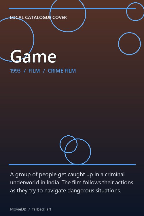 Game poster