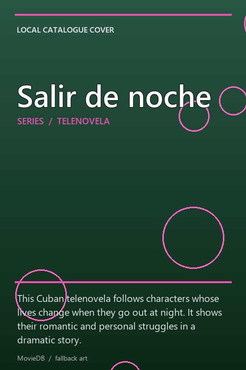 Salir de noche poster