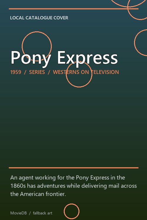 Pony Express poster