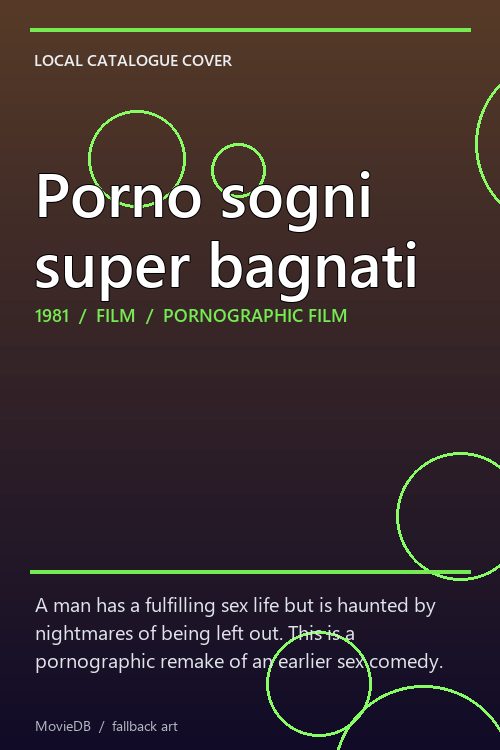 Porno sogni super bagnati poster