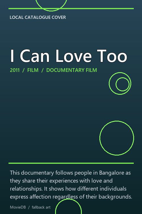 I Can Love Too poster