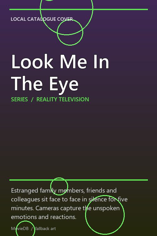Look Me In The Eye poster
