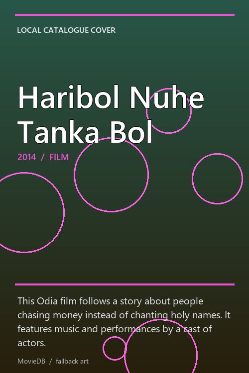 Haribol Nuhe Tanka Bol poster