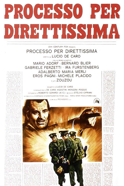 Processo per direttissima poster